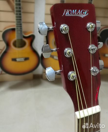 Фольковая гитара homage LF-401C-R