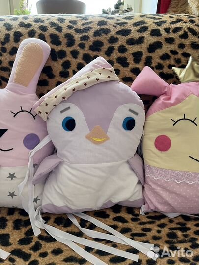 Бортики в детскую кроватку