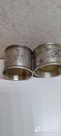 Кольца для салфеток серебро