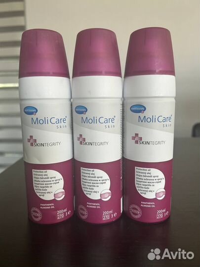 Защитное масло-спрей MoliCare Skin 200мл х 3шт/Мол