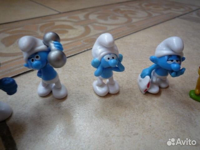 Смурфики, фигурки из киндера