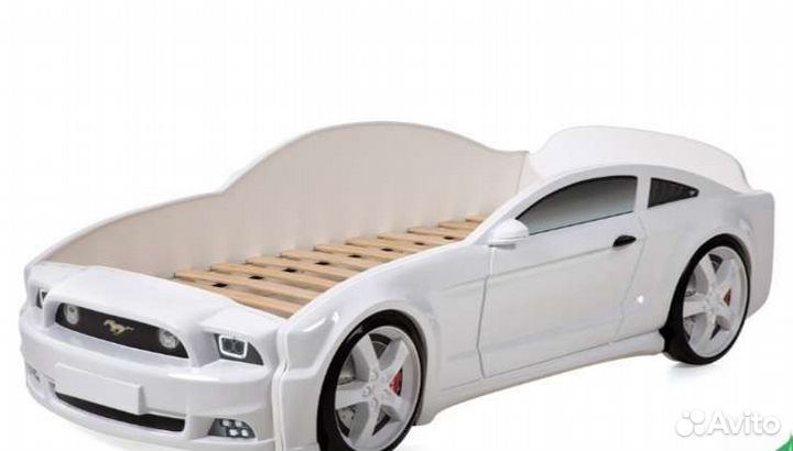 Детская кровать машина с подсветкой