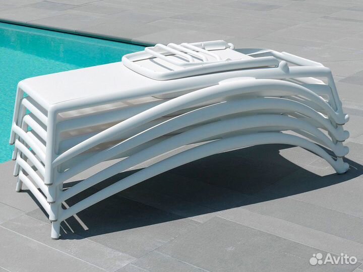 Atlantico, шезлонг-лежак с текстиленом
