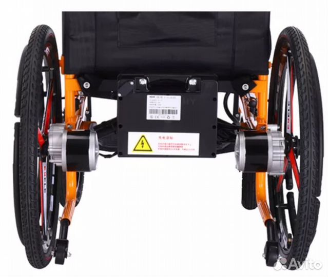 Инвалидная электроколяска новая с поручнями