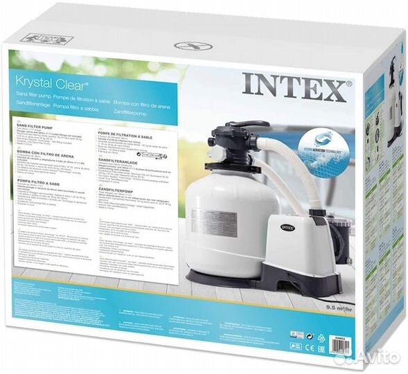 Песочный фильтр насос Intex 26652 10000 л/ч
