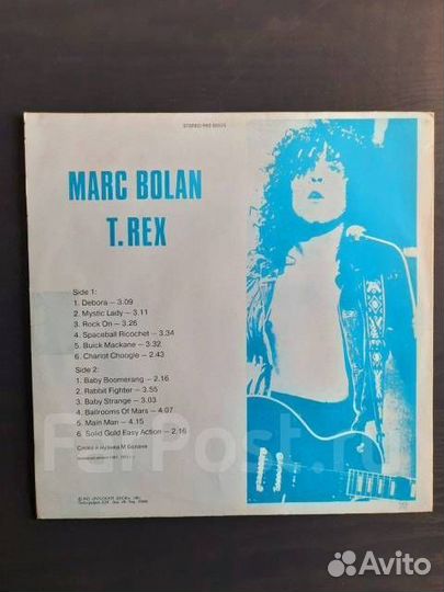 LP Mark Bolan/ T. REX. Хор.состояние