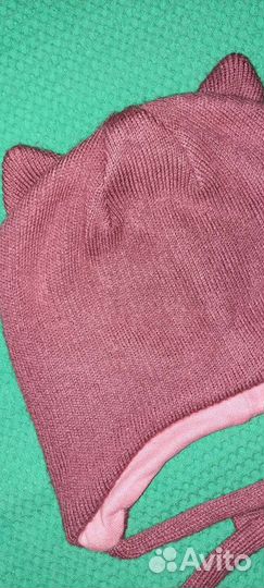 Две шапочки для девочки(46-48)