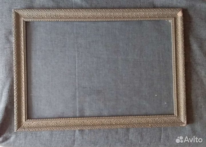 Рама антикварная со стеклом