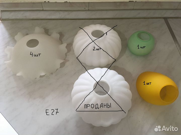 Плафоны для люстр и светильников