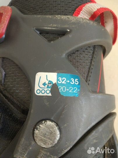 Коньки роликовые раздвижные Oxelo FIT 3р.33-35