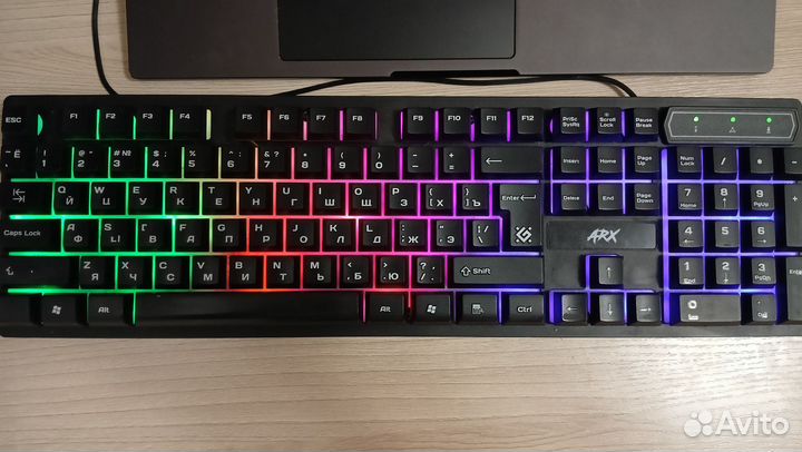 Клавиатура defender ARX с подсветкой