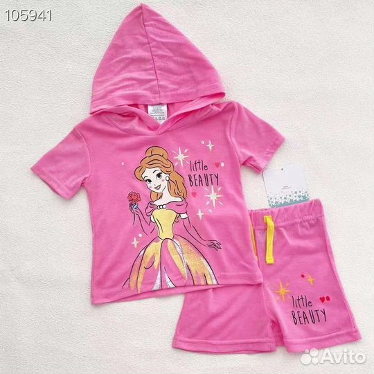 Комплект Disney футболка+шорты 92 (2 года)