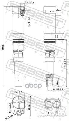 Катушка зажигания 24640001 Febest