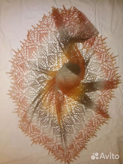 Шаль ручной работы