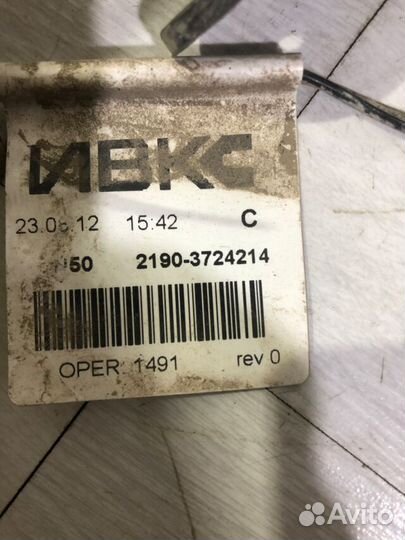 Проводка подсветки номера LADA granta 1.6 мт седан