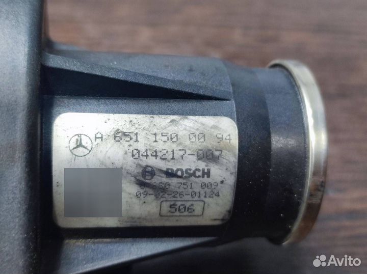Моторчик впускного коллектора Mercedes Om651
