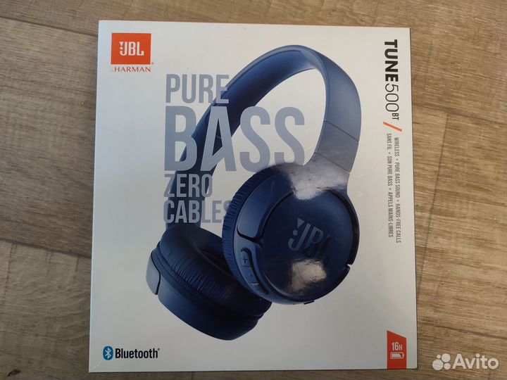 Беспроводные наушники jbl tune 500bt