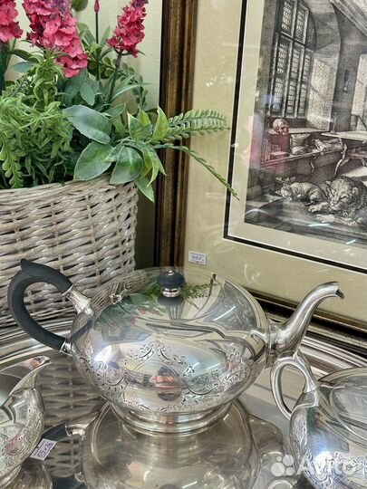 Чайный набор. Серебрение. Англия