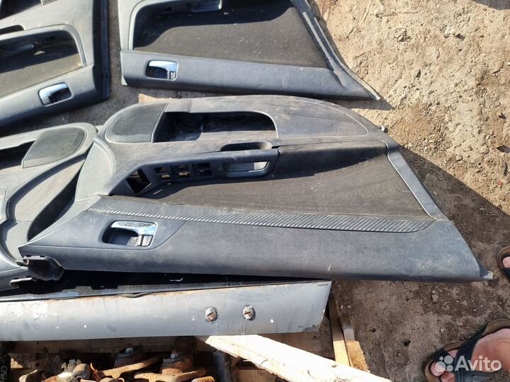 Обшивки карты дверей lancer X лансер 10 х тряпка