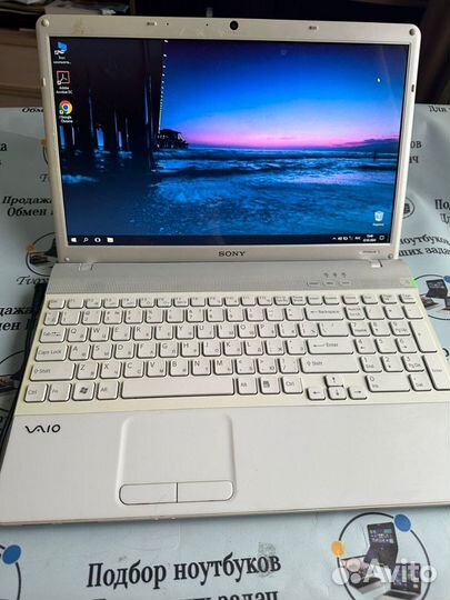 Sony vaio vpceb4J1R белый ноутбук
