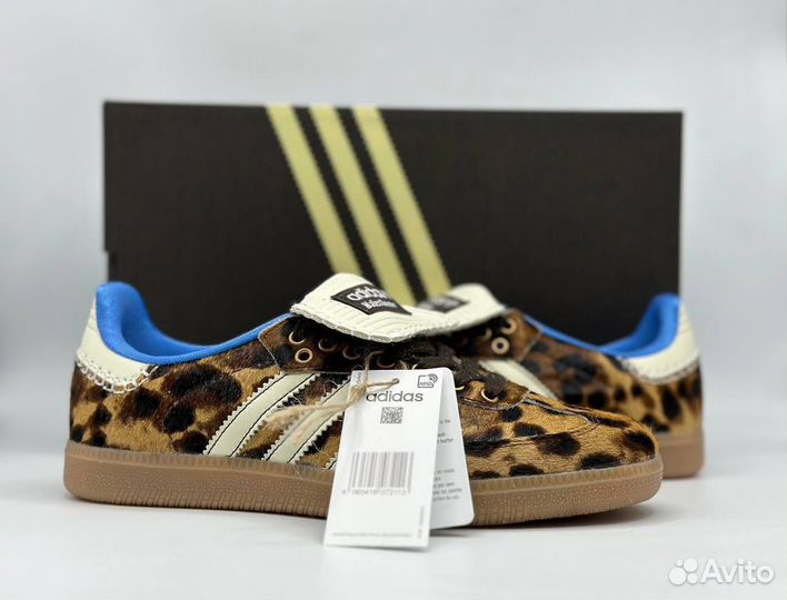 Кроссовки adidas sambo bonner leopard