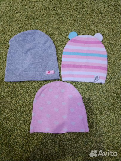 Шапка для девочки (цена за 3 шт)