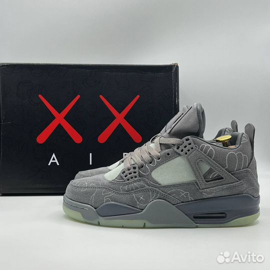 Nike Air Jordan 4 Retro Kaws Grey
