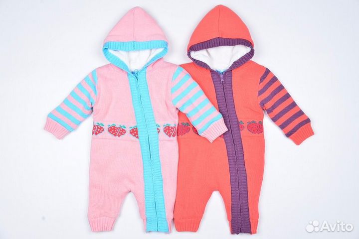 Комбинезон 68.74.80см. Розовый