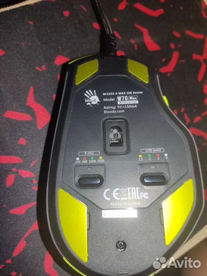 Игровая мышка bloody w70 max bloody punk и пк