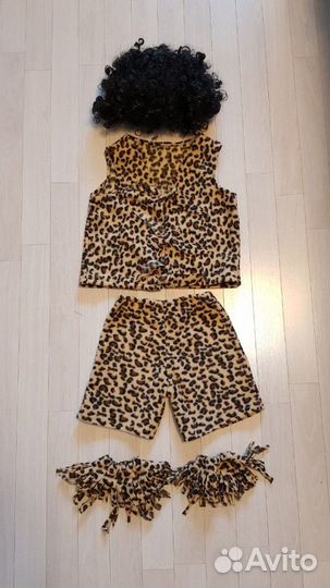 Костюм карнавальный детский Папуас с париком Аренд