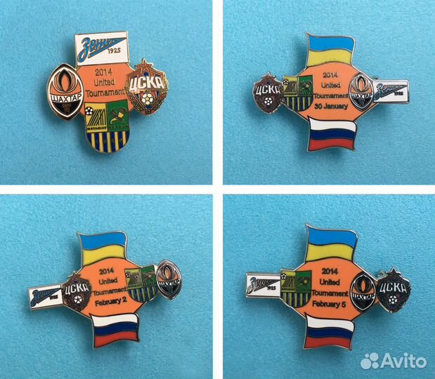 Значки. Набор. Зенит фк