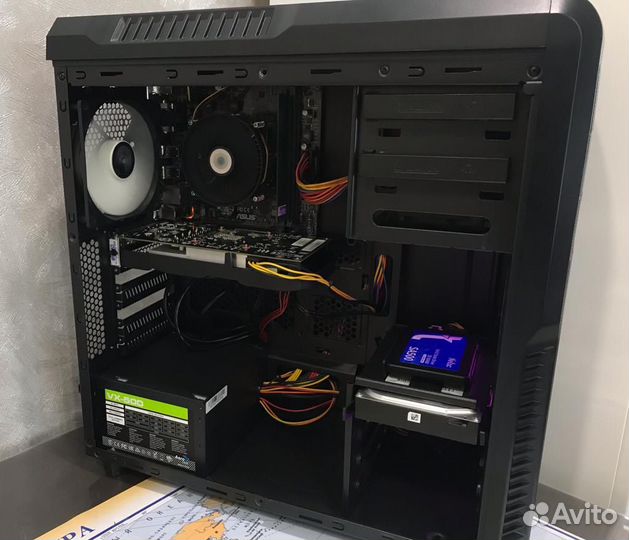 Игровой компьютер Core i5-7400, GTX1050Ti 4Gb, 8G