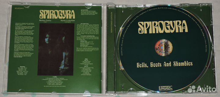 CD spirogyra Bells, Boots and Shambles