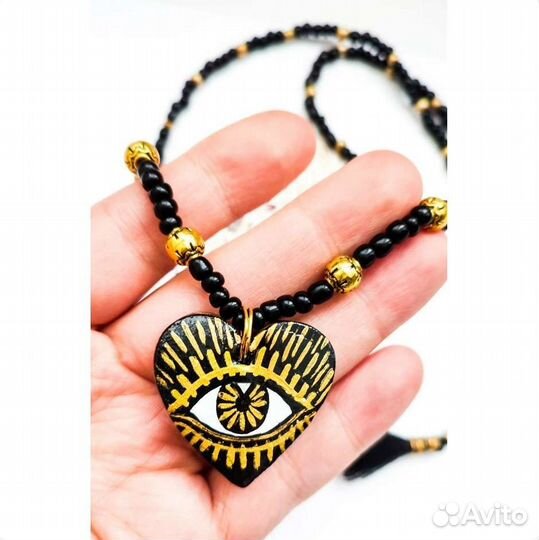 Богемные бусы ожерелье бохо