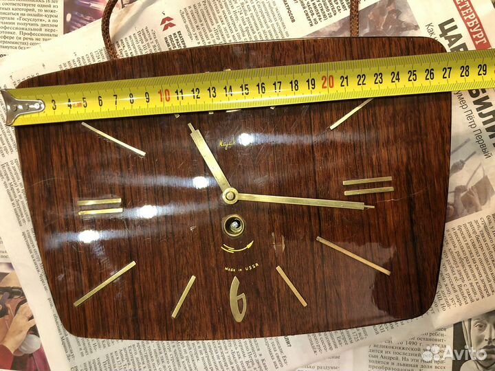 Часы настенные СССР с механизмом