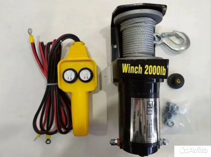 Лебедка электрическая 12v 907 кг