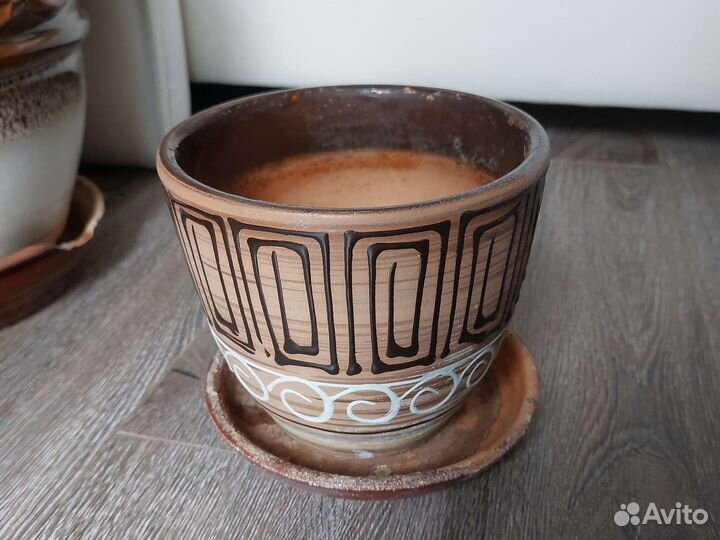 Керамические горшки для цветов бу