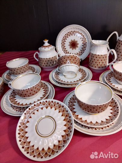 Кофейный сервиз, Рига фарфор