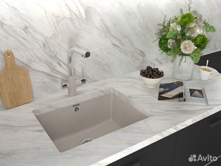 Кухонная мойка Paulmark Gera 55 PM205546-BL Черная