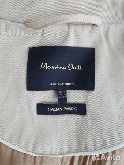 Плащ тренч Massimo dutti размер S (40-42)