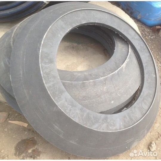 Колодец дренажный, кольца полимерно-песчаные