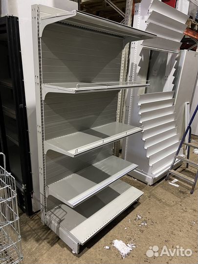 Стеллаж торговый пристенный 100/40/192