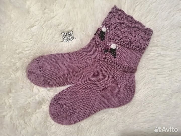 Носки вязаные