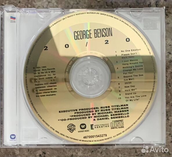 George Benson – 20/20 (Electronic, Jazz, Rock, CD)