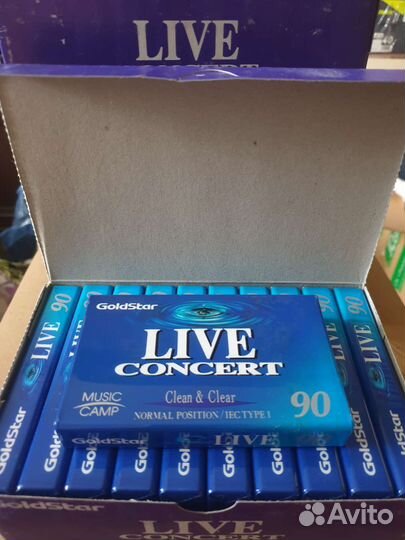 Аудиокассеты новые запечатанные