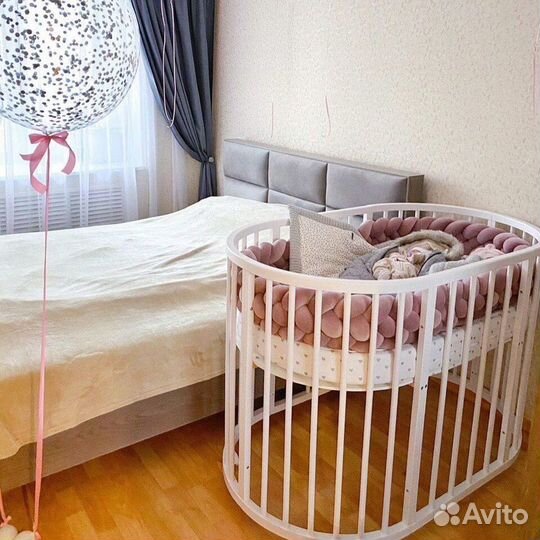 Кровать трансформер 8 в 1 + матрасы