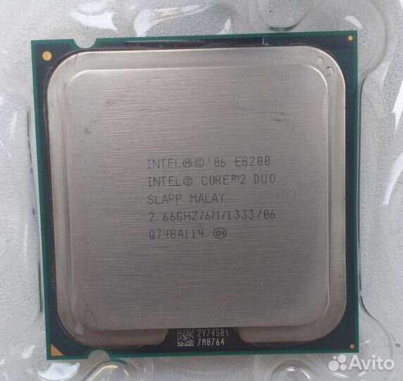 Процессор Intel Core 2 Duo E8200 2.66Ghz