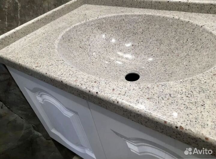 Столешница для ванной и кухни из искуственного кам