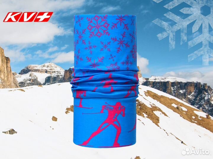 Бандана KV+ skier (blue/pink)