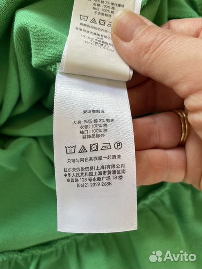 Платье зеленое Ralph Lauren Polo 6 лет